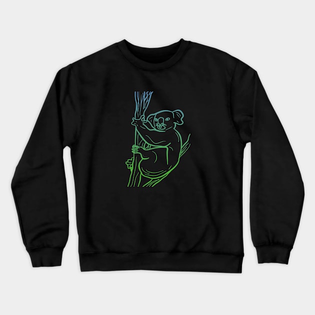 Koala Crewneck Sweatshirt by creationoverload